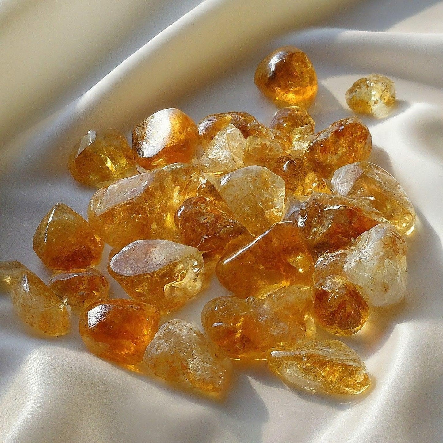 Citrine Tumbles | Healing Stones for Wealth, Energy, and Positivity