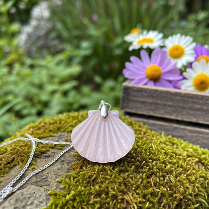 Rose Quartz Pendant | Genuine Healing Crystal Jewelry for Love & Emotional Balance