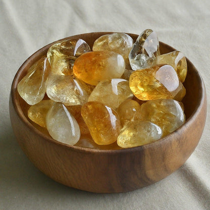 Citrine Tumbles | Healing Stones for Wealth, Energy, and Positivity