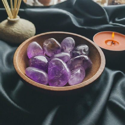 Amethyst Tumbles | Natural Crystal for Stress Relief & Peace