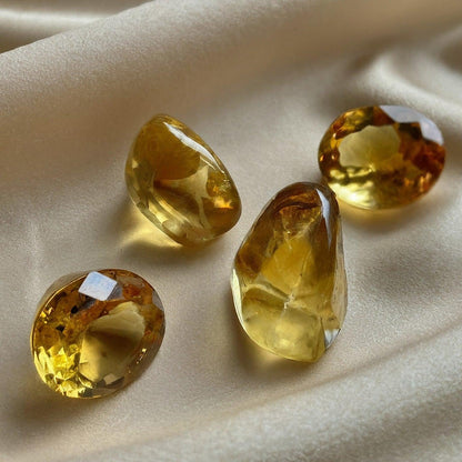 Citrine Tumbles | Healing Stones for Wealth, Energy, and Positivity