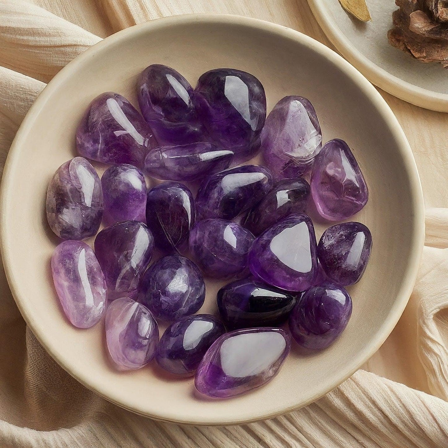 Amethyst Tumbles | Natural Crystal for Stress Relief & Peace