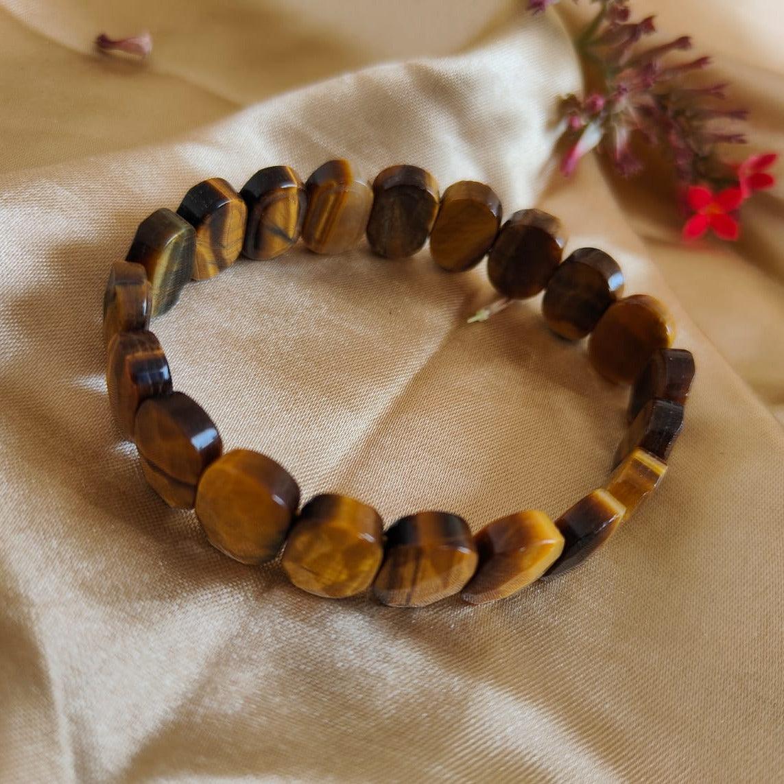 Tiger Eye Faceted Bracelet | Unleash Your Inner Strength with this Grounding Gemstone