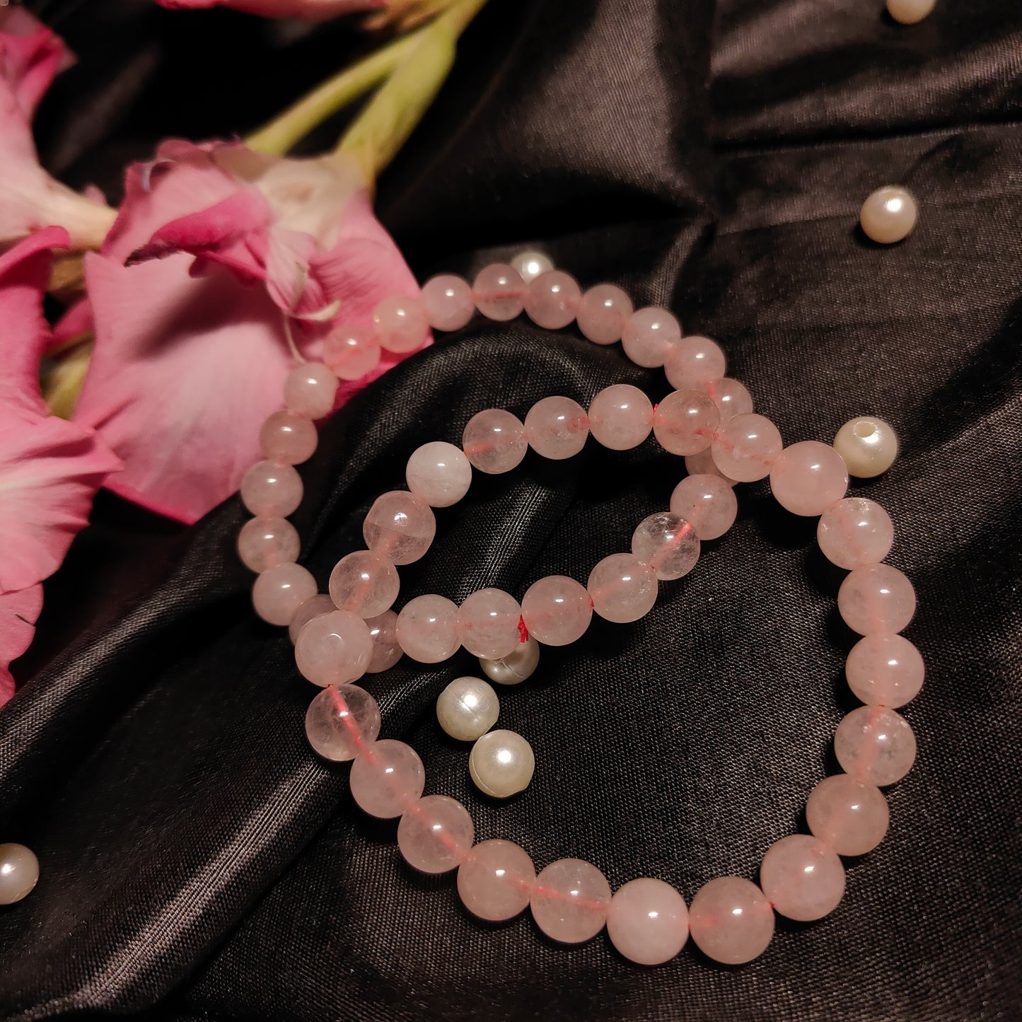 Rose Quartz Bracelet | Natural Gemstone Jewelry for Love, Harmony & Everyday Elegance