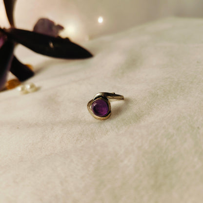 Amethyst Ring | Natural Healing Crystal for Peace, Protection & Spiritual Clarity