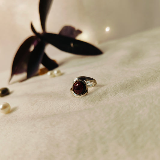 Red Garnet Ring | A January Birthstone Gem for Love & Vitality