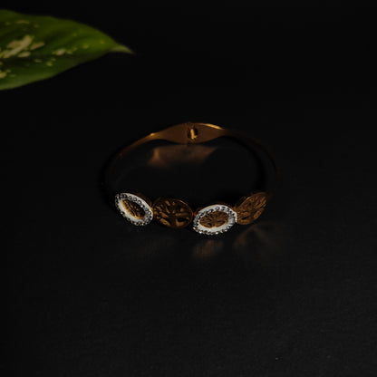 Golden Tree of Life Sparkle Bangle | Spiritual Chic Bangle for Women | Trendy Symbolic Jewellery