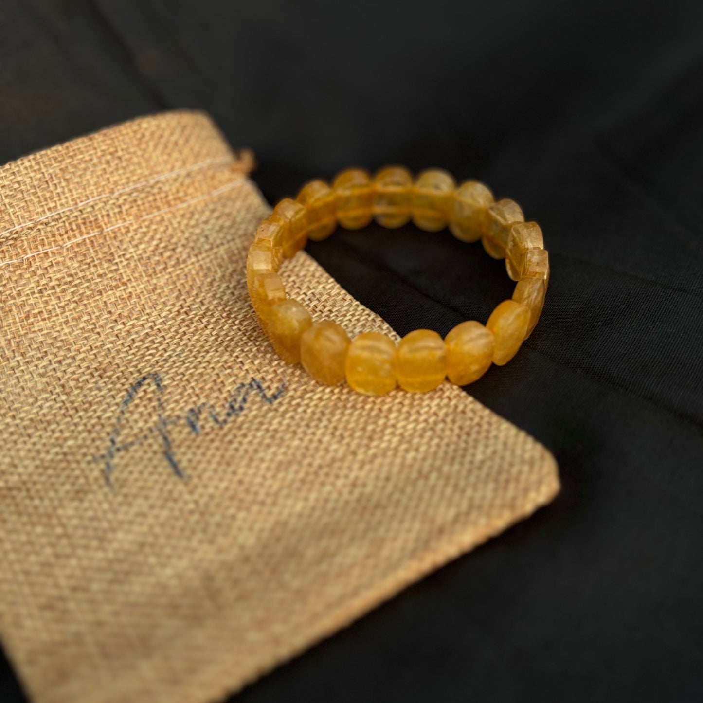 Citrine Faceted Bracelet | Attract Abundance & Success with this Sparkling Gemstone Jewelry