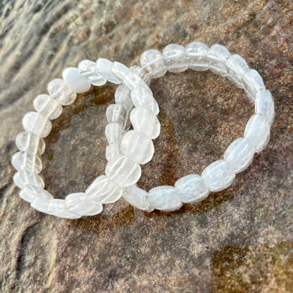 Clear Quartz Faceted Bracelet | Natural Gemstone for Amplified Clarity, Positivity & Style