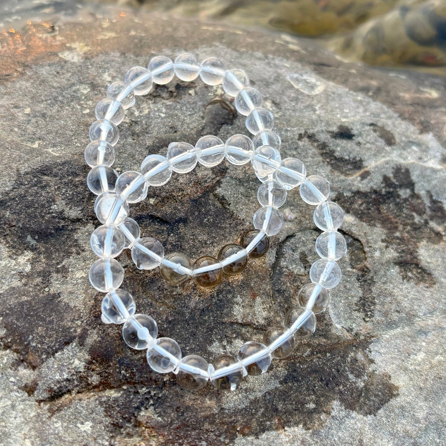 Clear Quartz Bracelet | Stackable Gemstone Jewelry for Clarity, Amplified Energy & Positivity