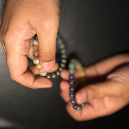 Green Aventurine, Citrine, Pyrite & Amethyst Bracelet | Attract Abundance, Luck & Peace with this Multi-Gemstone Powerhouse