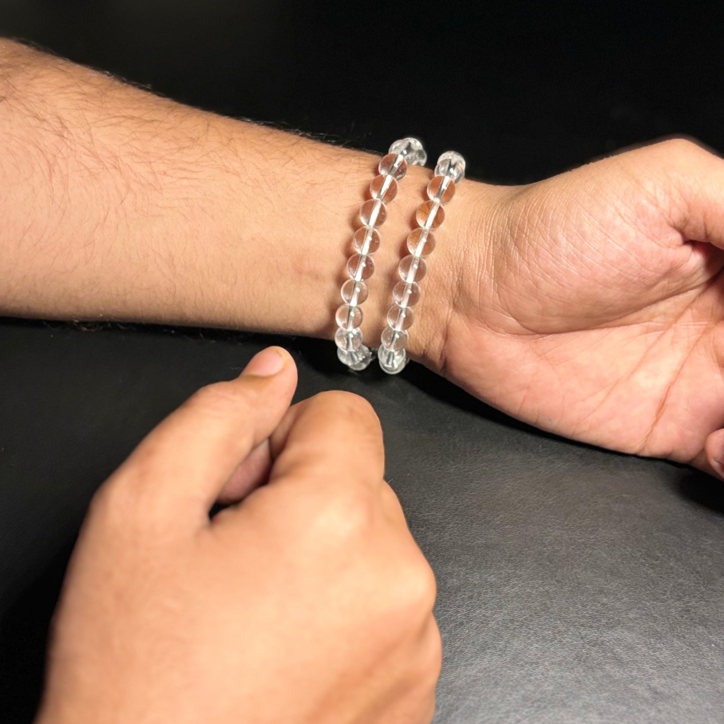 Clear Quartz Bracelet | Stackable Gemstone Jewelry for Clarity, Amplified Energy & Positivity