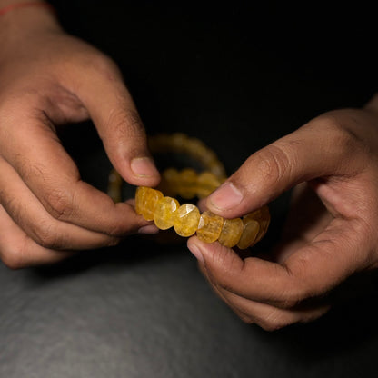 Citrine Faceted Bracelet | Attract Abundance & Success with this Sparkling Gemstone Jewelry