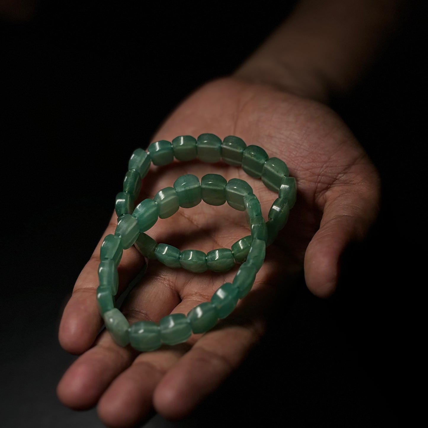 Green Aventurine Faceted Bracelet | Natural Gemstone for Luck, Prosperity & Everyday Elegance