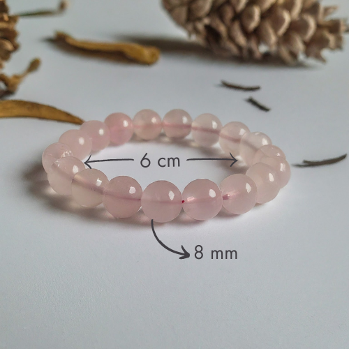 Rose Quartz Bracelet | Natural Gemstone Jewelry for Love, Harmony & Everyday Elegance