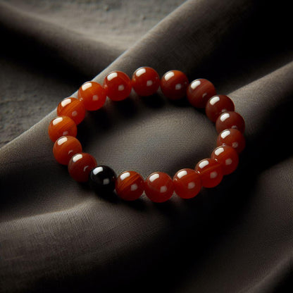 Carnelian Bracelet | Fire Up Confidence & Creativity with this Bold Gemstone Bracelet