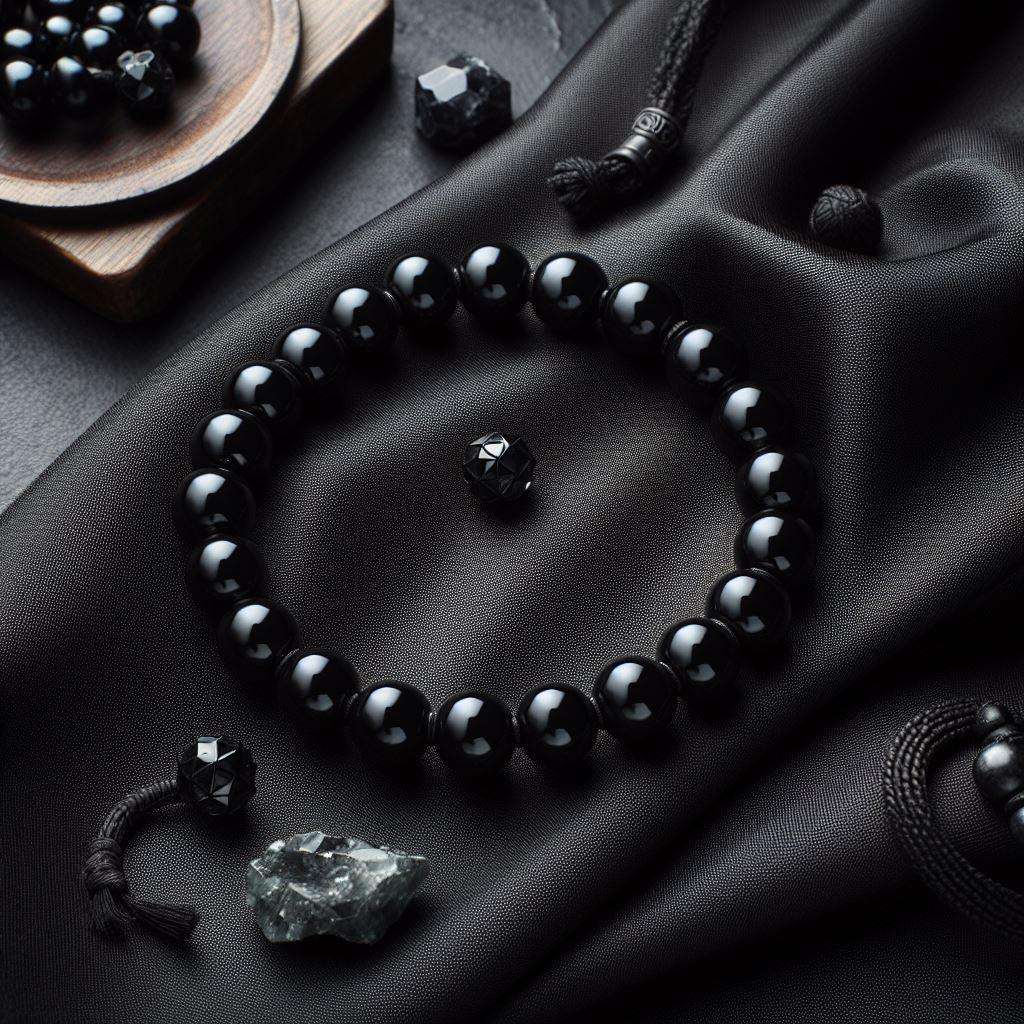 Black Tourmaline Bracelet | Luxe Protection Jewelry for a Grounded Spirit