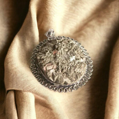 Pyrite Pendant | Eye-Catching Raw Gemstone Pendant for Abundance & Protection